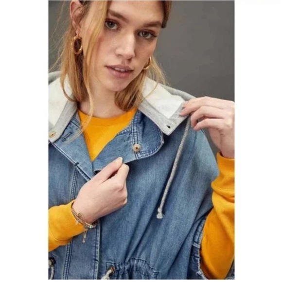 Anthropologie Denim jacket, size XS/S - Picture 3 of 16